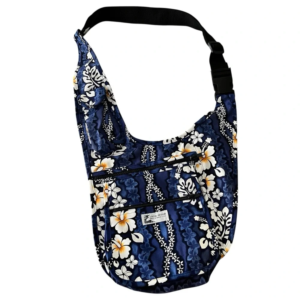 NWOT Local Design Made in Hawaii Floral Crossbody Bag